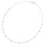 Swarovski collier Imber strandage Round cut, White, Gold-tone plated - 5680091