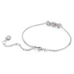 Swarovski armbånd Mesmera Mixed cuts, Pink, Rhodium plated - 5668361