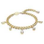 Swarovski armbånd Dextera Mixed cuts, White, Gold-tone plated - 5665830