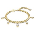 Swarovski armbånd Dextera Mixed cuts, White, Gold-tone plated - 5665830