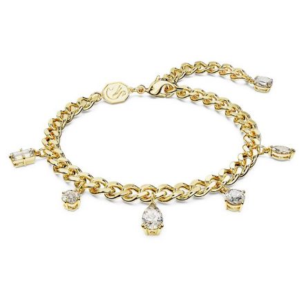 Swarovski armbånd Dextera Mixed cuts, White, Gold-tone plated - 5665830 Swarovski armbånd Dextera Mixed cuts, White, Gold-tone plated - 5665830