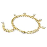 Swarovski armbånd Dextera Mixed cuts, White, Gold-tone plated - 5665830