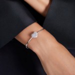 Swarovski armbånd Hyperbola Heart, White, Rhodium plated - 5684385