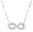 Swarovski smykke Hyperbola Infinity, White, Rhodium plated - 5679434 Swarovski smykke Hyperbola Infinity, White, Rhodium plated - 5679434