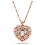 Swarovski smykke Hyperbola Heart, White, Rose gold-tone plated - 5680402