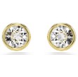 Swarovski øredobber Imber stud Round cut, White, Gold-tone plated - 5681552