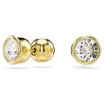 Swarovski øredobber Imber stud Round cut, White, Gold-tone plated - 5681552