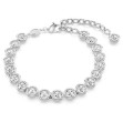 Swarovski armbånd Imber Tennis Round cut, White, Rhodium plated - 5682666