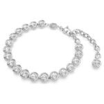 Swarovski armbånd Imber Tennis Round cut, White, Rhodium plated - 5682666