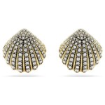 Swarovski øredobber Idyllia stud earrings Shell, White, Gold-tone plated - 5683970