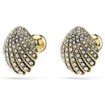 Swarovski øredobber Idyllia stud earrings Shell, White, Gold-tone plated - 5683970