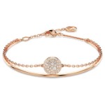 Swarovski armbånd Meteora White, Rose gold-tone plated - 5683452