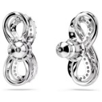 Swarovski øredobber Hyperbola stud Infinity, White, Rhodium plated - 5687269