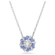Swarovski smykke Idyllia pendant Flower, Blue, Rhodium plated - 5680013