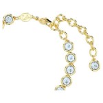 Swarovski armbånd Imber bracelet Round cut, Blue, Gold-tone plated - 5688419