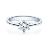 Forlovelsesring med Lab Grown diamant i 0.70 ct og River VS - LG0701801hg  