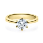 Forlovelsesring med Lab Grown diamant i 1.00 ct og River VS - LG1001801gg 