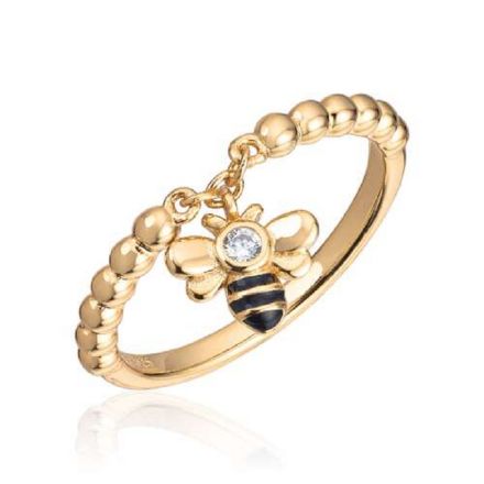 Ring Redd en bie i sølv forgylt 925 - 3033201 Ring Redd en bie i sølv forgylt 925 - 3033201