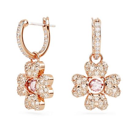 Idyllia drop Clover, White, Rose gold-tone plated - 5674212 Idyllia drop Clover, White, Rose gold-tone plated - 5674212