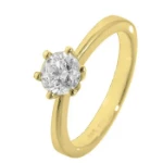 Diamantring forlovelsesring Frøya 0,50 ct River (D)-Si2 - 31060500