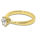 Diamantring forlovelsesring Frøya 0,50 ct River (D)-Si2 - 31060500