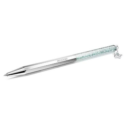 Swarovski pen Crystalline ballpoint Star, Blue, Chrome plated - 5669929 Swarovski pen Crystalline ballpoint Star, Blue, Chrome plated - 5669929