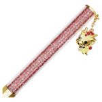 Swarovski pen Crystalline Dragon & Phoenix ballpoint Octagon shape, Dragon, Red, Gold-tone plated - 5677125