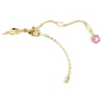 Swarovski armbånd Gema Mixed cuts, Flower, Pink, Gold-tone plated - 5688488