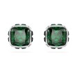 Swarovski øredobber Birthstone stud Square cut, May, Green, Rhodium plated - 5660801 Swarovski øredobber Birthstone stud Square cut, May, Green, Rhodium plated - 5660801