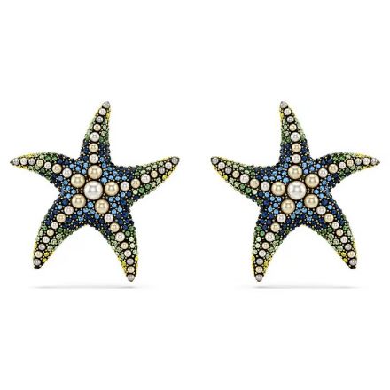 Swarovski øredobber Idyllia stud Starfish, Large, Multicolored, Gold-tone plated - 5684165 Swarovski øredobber Idyllia stud Starfish, Large, Multicolored, Gold-tone plated - 5684165