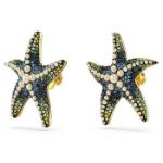 Swarovski øredobber Idyllia stud Starfish, Large, Multicolored, Gold-tone plated - 5684165