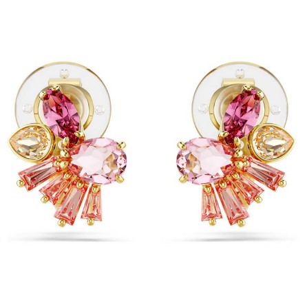 Swarovski øredobber Gema clip Mixed cuts, Flower, Pink, Gold-tone plated - 5688479 Swarovski øredobber Gema clip Mixed cuts, Flower, Pink, Gold-tone plated - 5688479
