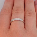 Diamantring i hvitt gull med 0,09 ct W-Si - vda009hv