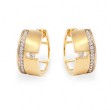 Diamantøredobber i gull med diamanter 0,05 ct W-Si - coc3770833