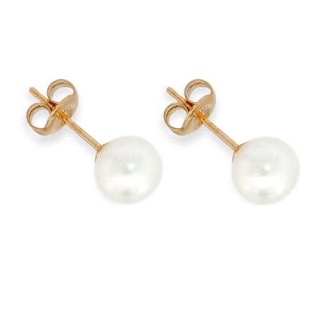 Gulløredobber med ferskvannperle 8-8,5 mm lås i 14 kt gull - coc3000191 Gulløredobber med ferskvannperle 8-8,5 mm lås i 14 kt gull - coc3000191