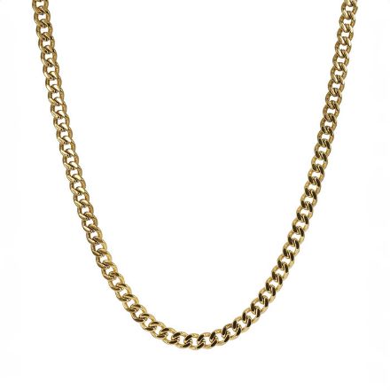 Herrekjede Julius i forgylt stål, 53cm/6cm – 3677670 Herrekjede Julius i forgylt stål, 53cm/6cm – 3677670