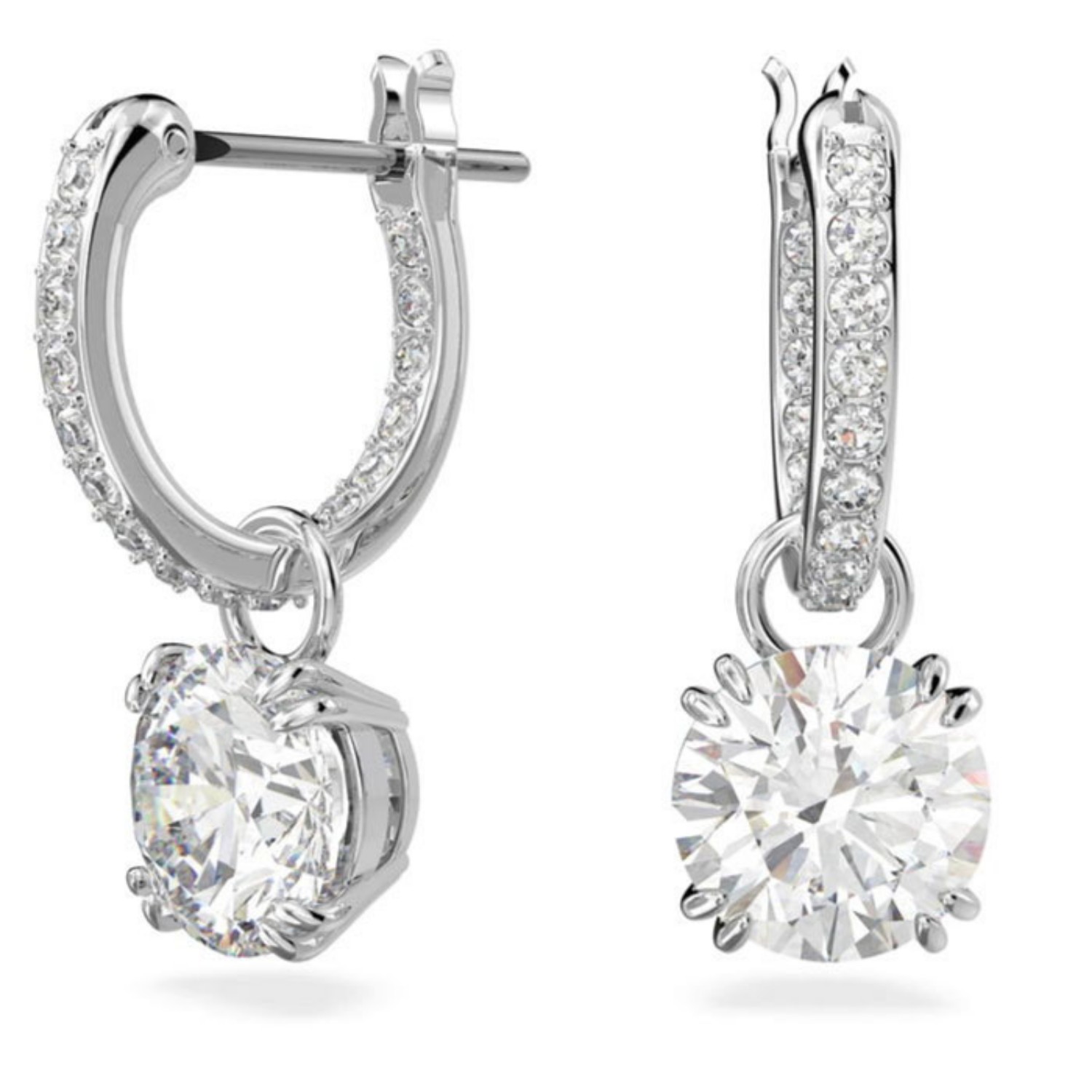 Swarovski øredobber Constella drop, hvit - 5636717