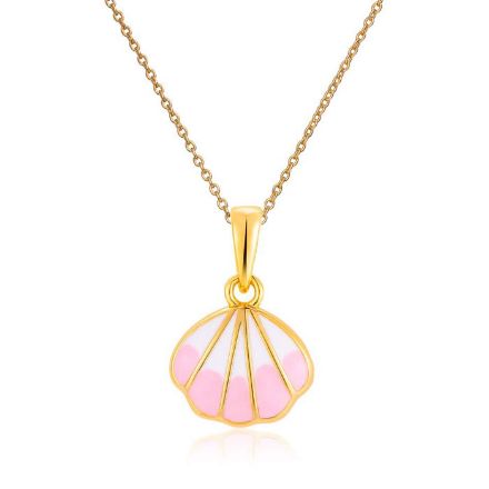 Sølvmykke sommer med rosa coloritt, forgylt - 3042142 Sølvmykke sommer med rosa coloritt, forgylt - 3042142