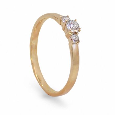 Diamantring - forlovelsesring Leda  0,25 ct TW-Si - Ru-11025 Diamantring - forlovelsesring Leda  0,25 ct TW-Si - Ru-11025