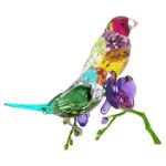 Swarovski figurer Idyllia SCS Annual Edition 2024 Gouldian Finches - 5670031