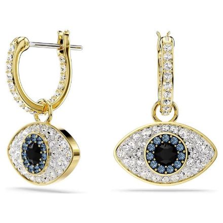 Swarovski øredobber Symbolica drop earrings Evil eye, Blue, Gold-tone plated - 5692163 Swarovski øredobber Symbolica drop earrings Evil eye, Blue, Gold-tone plated - 5692163