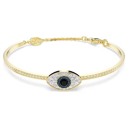 Swarovski armbånd Symbolica bangle Evil eye, Blue, Gold-tone plated - 5692171 Swarovski armbånd Symbolica bangle Evil eye, Blue, Gold-tone plated - 5692171