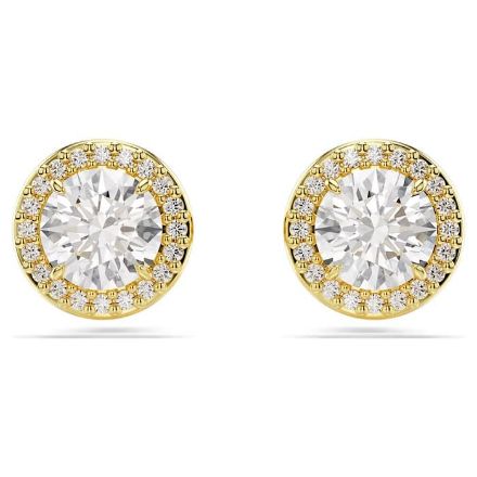 Swarovski øredobber Una stud earrings Round cut, Gold tone, Gold-tone plated - 5686637 Swarovski øredobber Una stud earrings Round cut, Gold tone, Gold-tone plated - 5686637