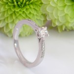 Diamantring forlovelsesring Azur 0,50 ct E-VS2 - ABR01139