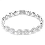 Swarovski armbånd Una Angelic Tennis bracelet Round cut, White, Rhodium plated - 5682279