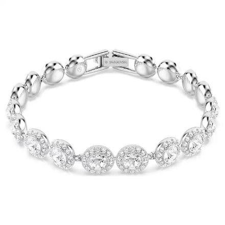 Swarovski armbånd Una Angelic Tennis bracelet Round cut, White, Rhodium plated - 5682279 Swarovski armbånd Una Angelic Tennis bracelet Round cut, White, Rhodium plated - 5682279