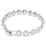 Swarovski armbånd Una Angelic Tennis bracelet Round cut, White, Rhodium plated - 5682279