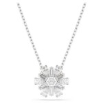 Swarovski smykke Idyllia pendant Mixed cuts, Snowflake, White, Rhodium plated - 5691484