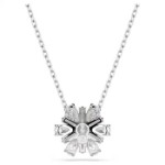 Swarovski smykke Idyllia pendant Mixed cuts, Snowflake, White, Rhodium plated - 5691484