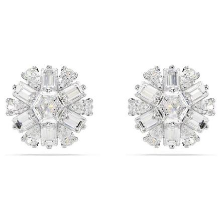 Swarovski øredobber Idyllia stud earrings Mixed cuts, Snowflake, White, Rhodium plated - 5691483 Swarovski øredobber Idyllia stud earrings Mixed cuts, Snowflake, White, Rhodium plated - 5691483